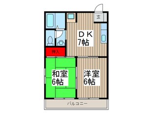 サニ－ハウスの物件間取画像